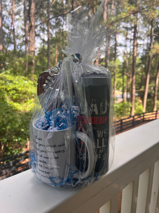 Father's Day Gift Basket with Coffee