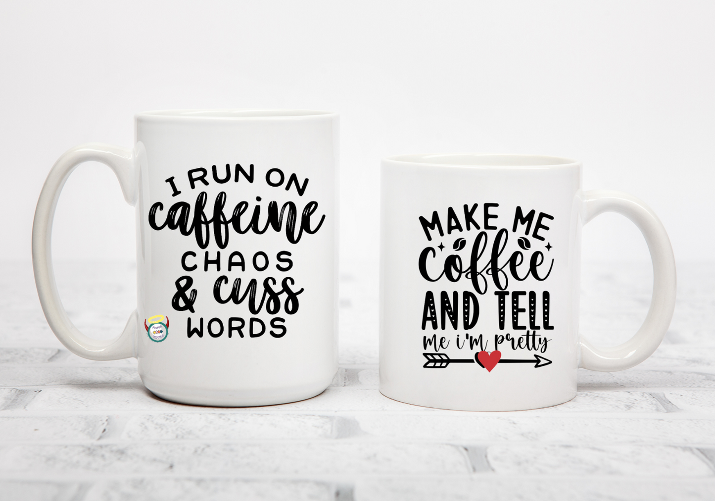 I Run on Caffeine Chaos & Cuss Words Coffee / Tea Mug:
