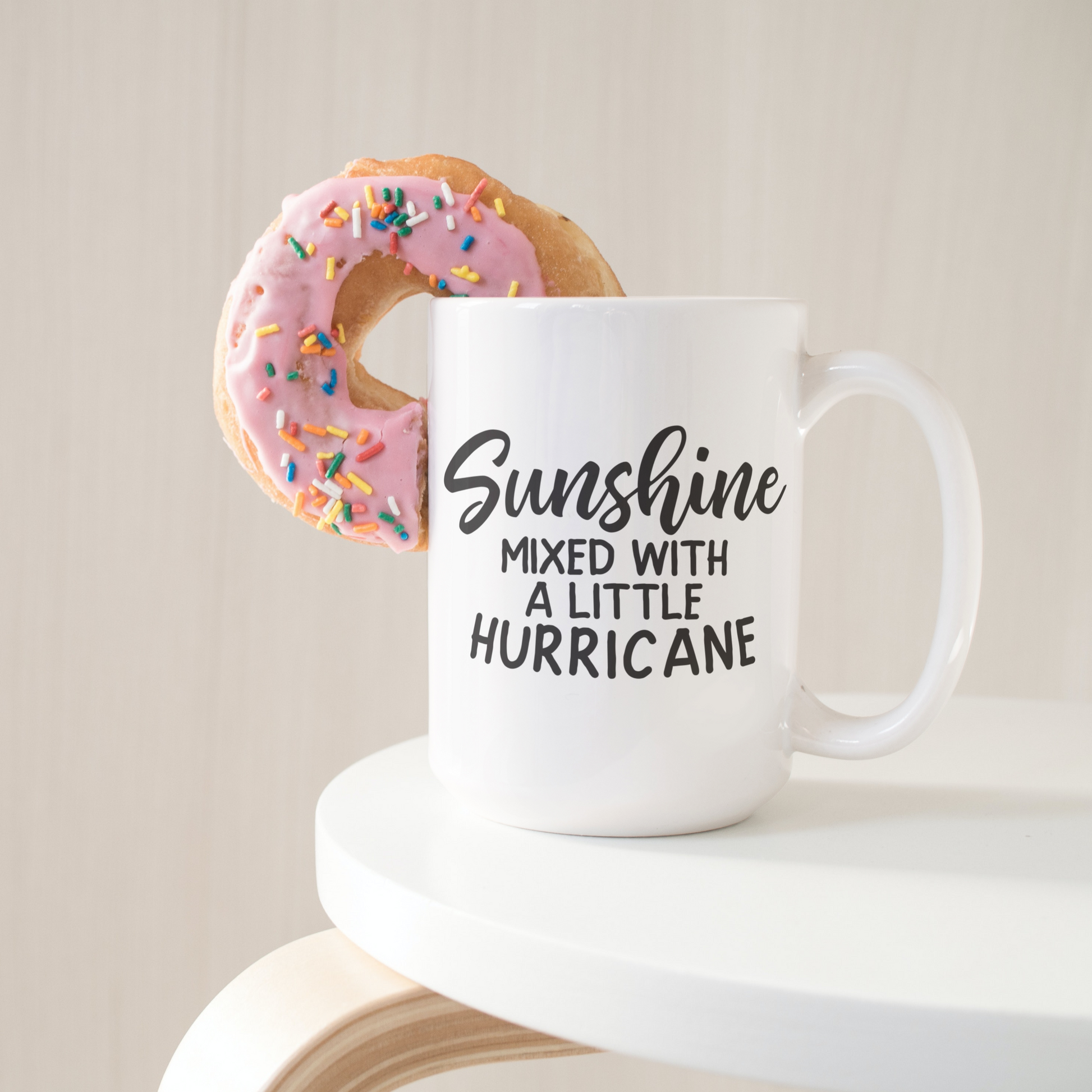 Sunshine Mixed With a little Hurricane 15 oz mug
