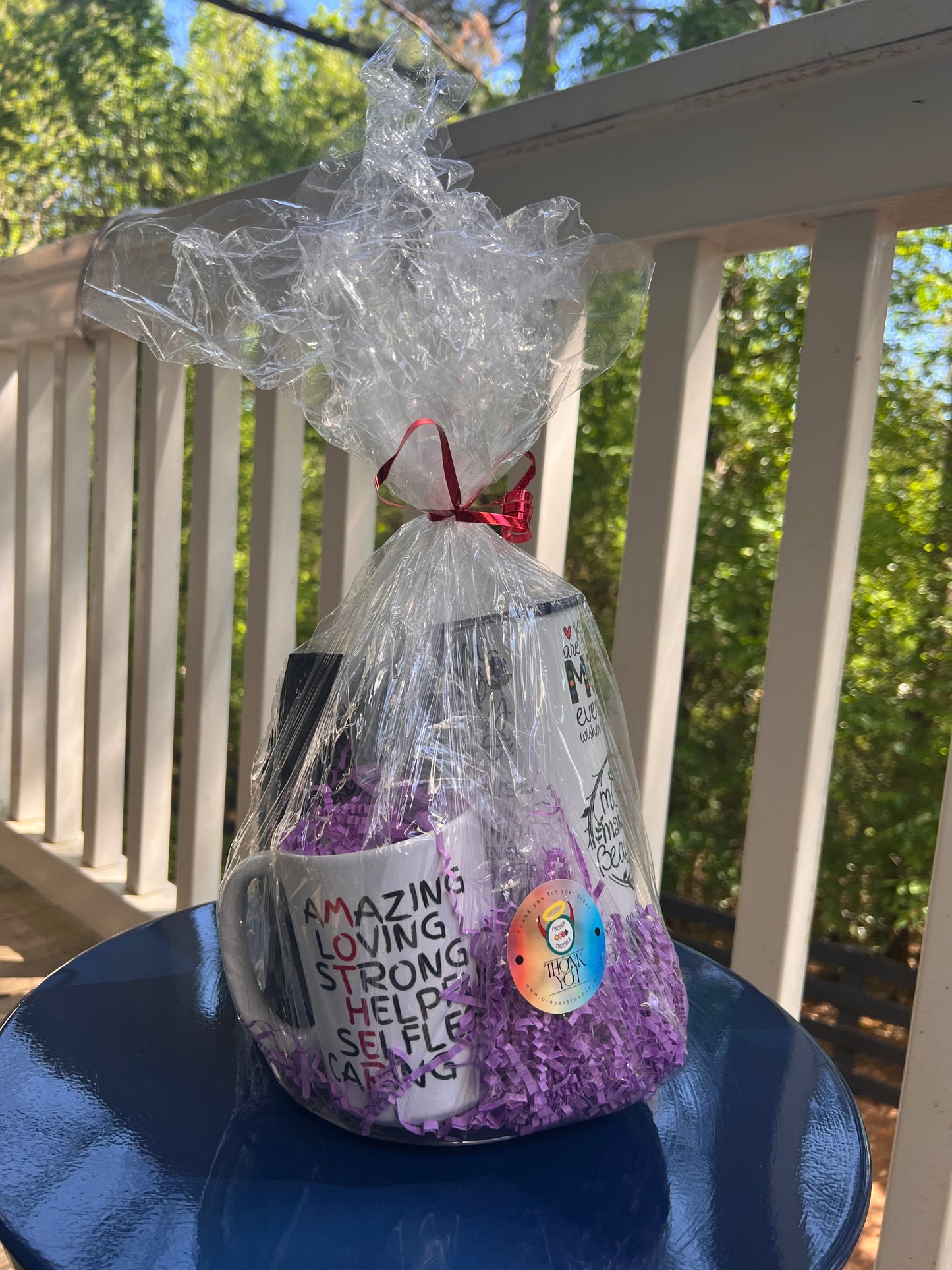 Mother's Day Gift Basket with Coffee